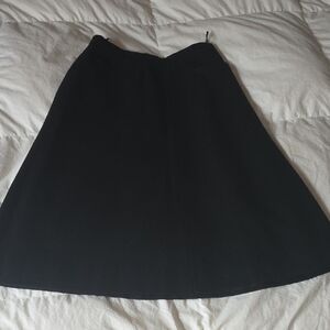 Dior Elegant Black A-Line Skirt